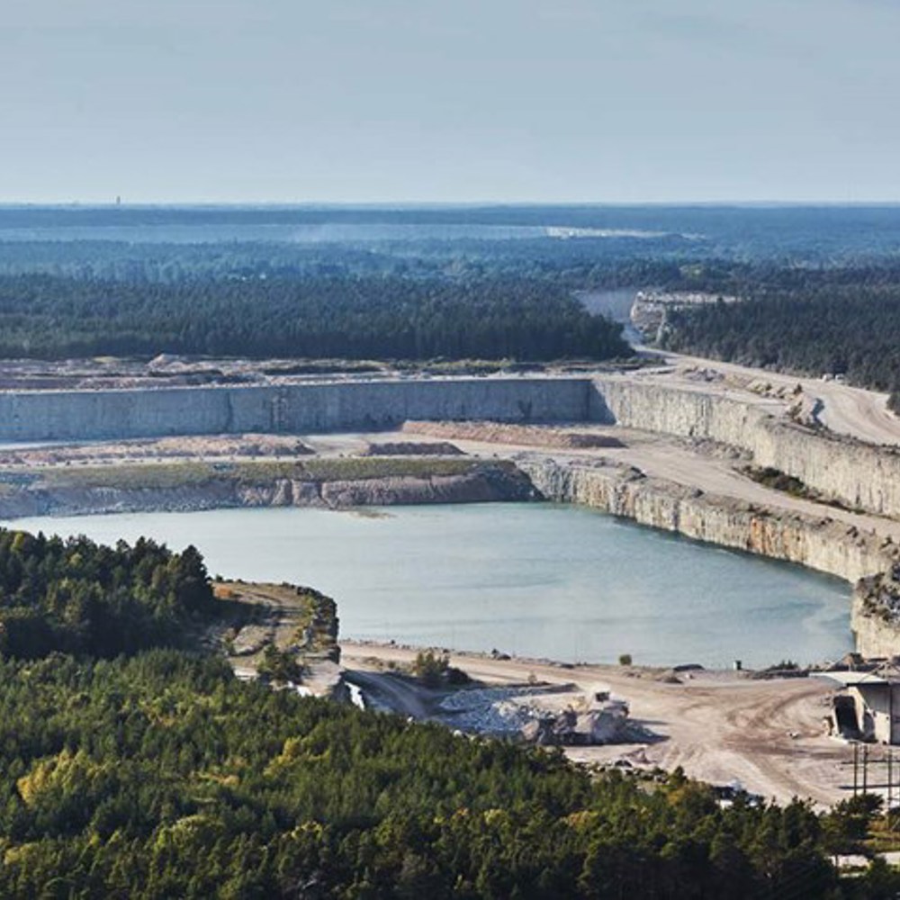 Cementa i Slite på Gotland. Foto: Cementa