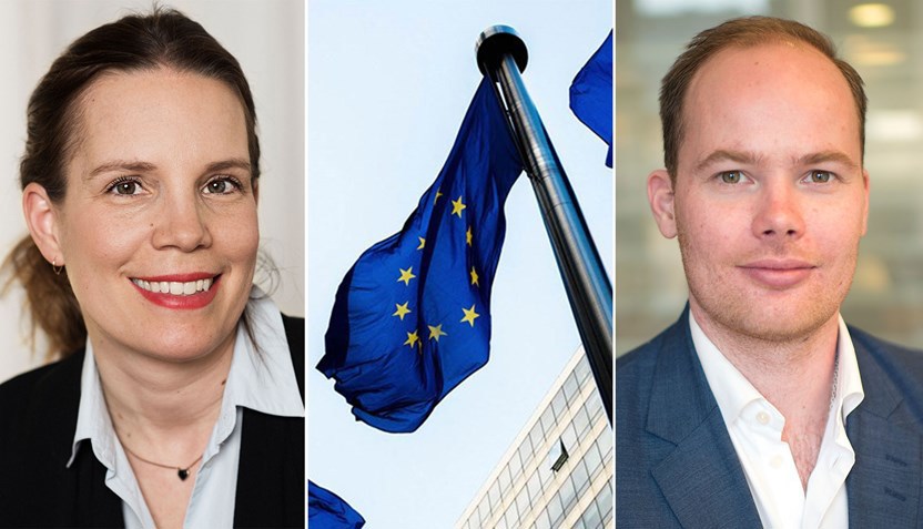 Maria Rosendahl, Head of Industrial Policy, and Joel Jonsson, Director for EU Single Market and Trade Policy, Teknikföretagen.