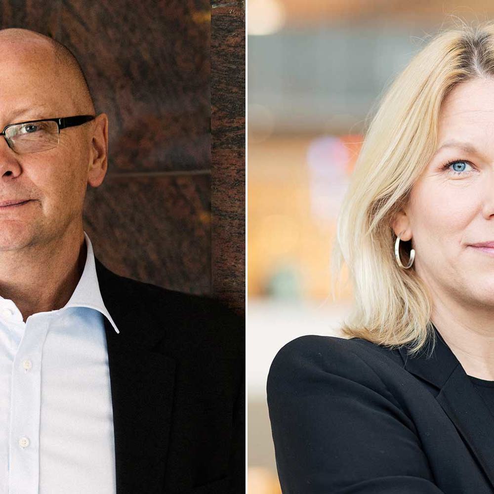 Klas Wåhlberg, vd Teknikföretagen, och Åsa Zetterberg, förbundsdirektör IT&Telekomföretagen.