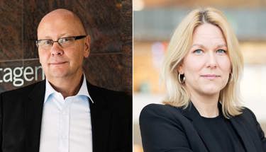 Klas Wåhlberg, vd Teknikföretagen, och Åsa Zetterberg, förbundsdirektör IT&Telekomföretagen.