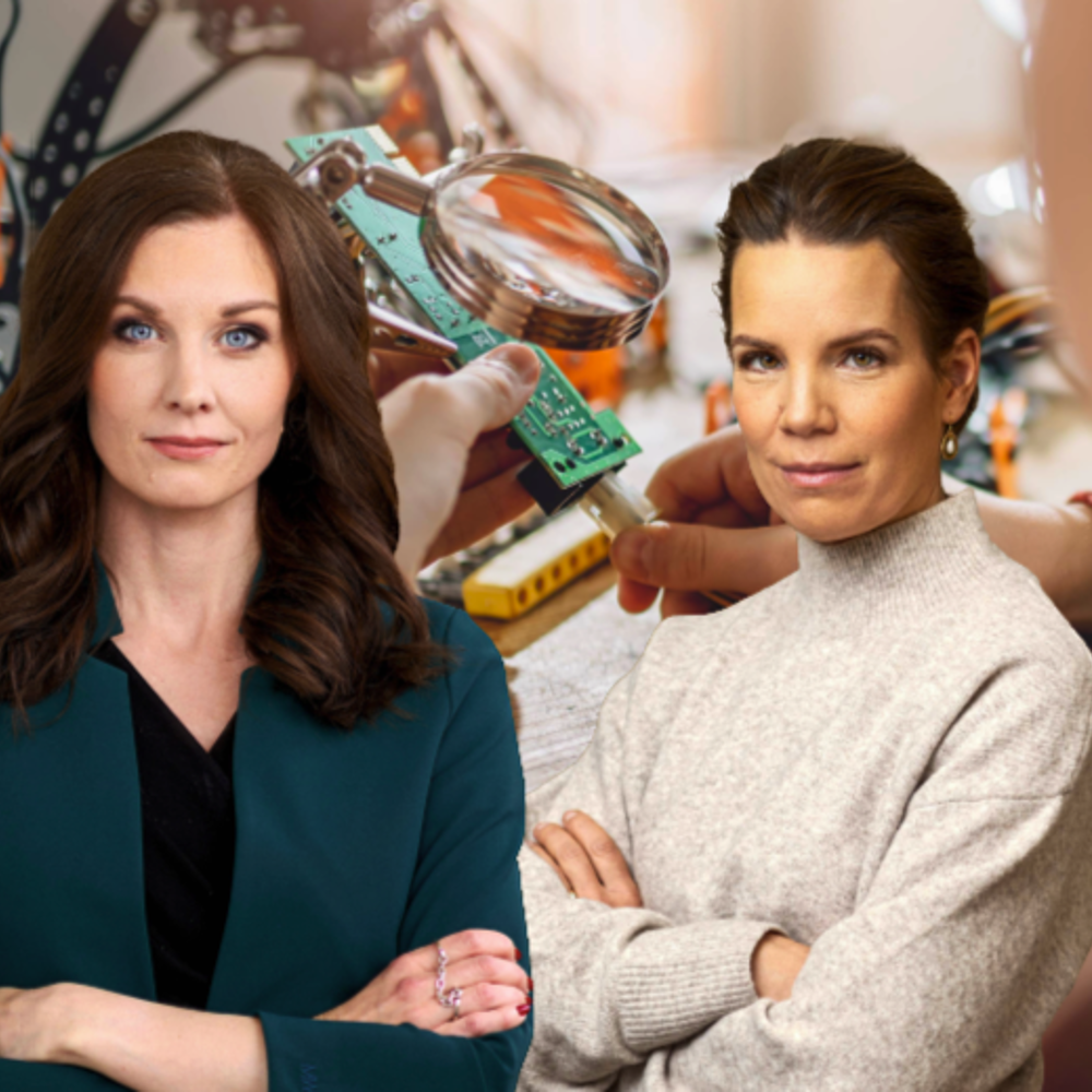 Camilla Georgsson och Maria Rosendahl. Bilden är ett montage.
