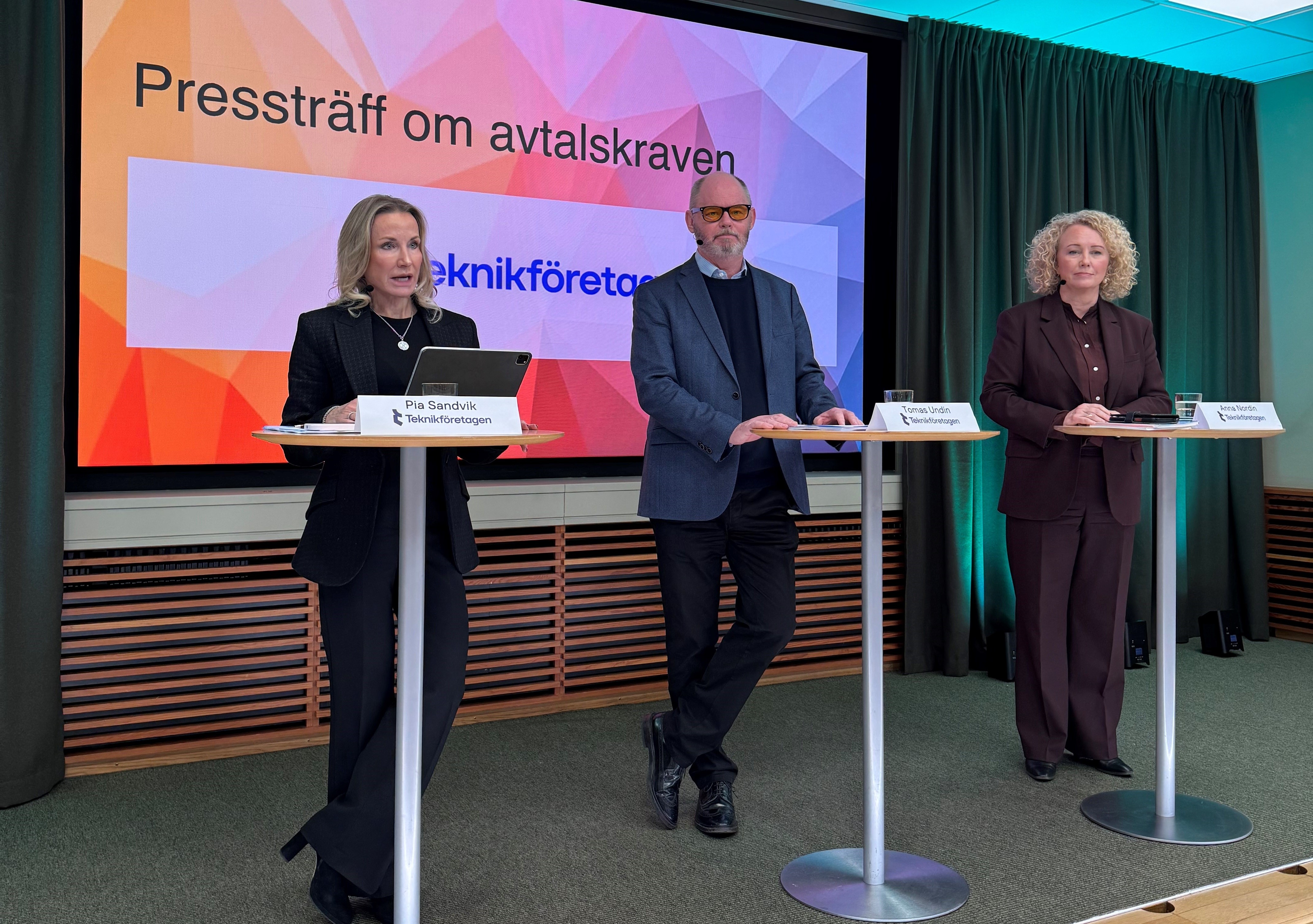 Pia Sandvik, Tomas Undin, Anna Nordin