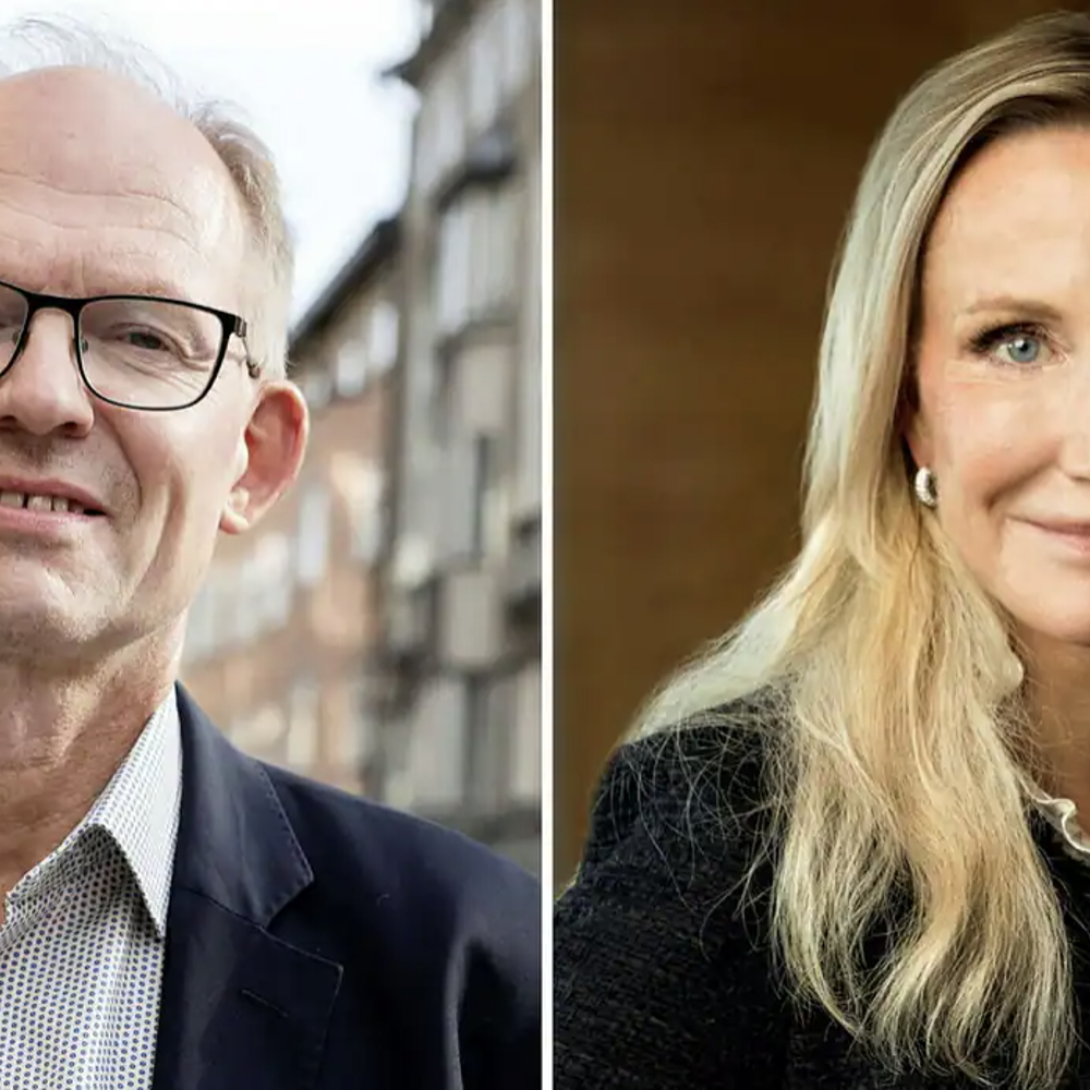 Magnus Frodigh, Ericsson och Pia Sandvik, Teknikföretagen. Foto: Dagens industri