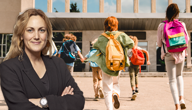 Foto: Frida Andersson, enhetchef för kompetensförsörjning på Teknikföretaget/ Shutterstock