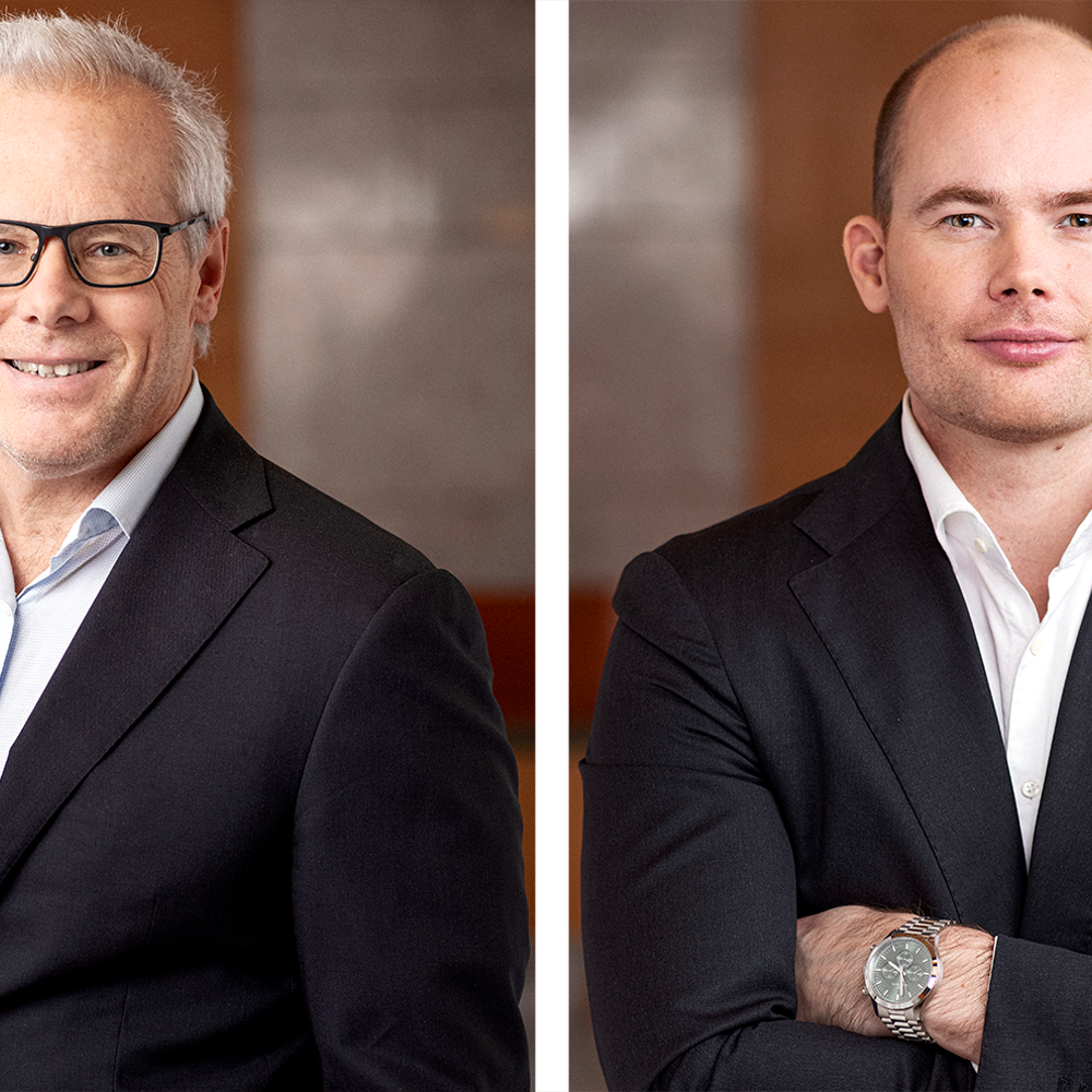 Fr. v. Mats Kinnwall, chefsekonom och Joel Jonsson, Ansvarig EU:s inre marknad och handelspolitik